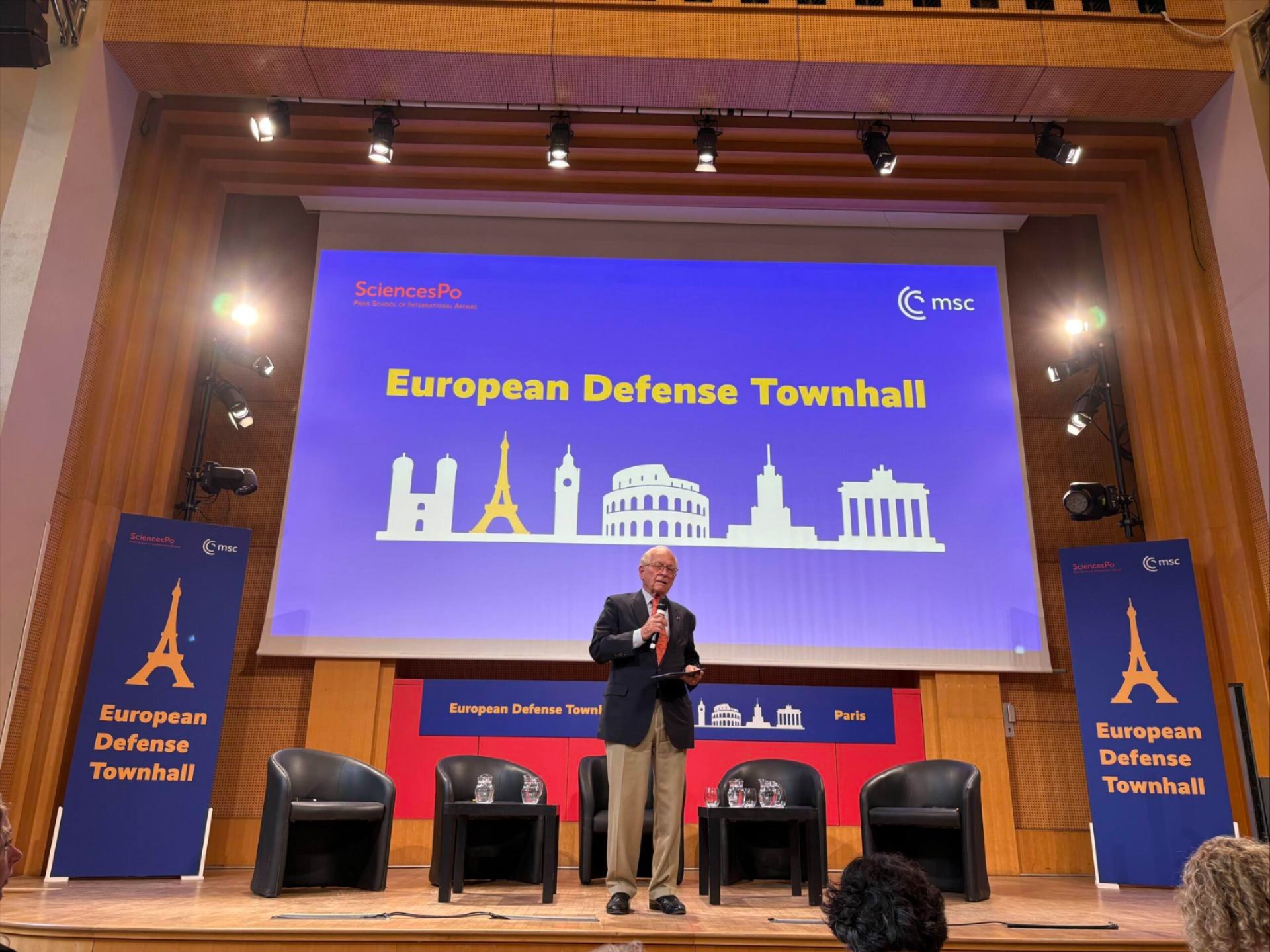 European Defense Townhall der Münchner Sicherheitskonferenz in Paris